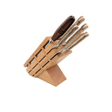 Set de 6 couteaux de cuisine Tradichef dans bloc en bois - GOYON-CHAZEAU