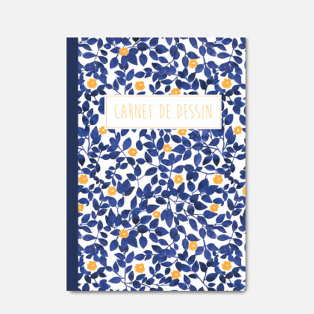 Carnet de dessin bleu - PASCALE EDITIONS – Le Comptoir de France