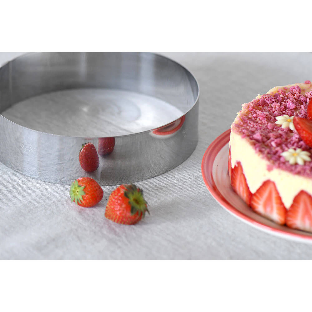 Cercle en acier inoxydable pour gâteaux et tartes - Matfer-Bourgeat