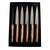 Coffret 6 couteaux Sakura Manche Olivier - Au Sabot
