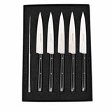 Coffret 6 couteaux Sakura Manche Composite Noir - Au Sabot