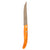 couteau à steak avec manche orange de la coutellerie Au Sabot
