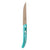 couteau à steak avec manche turquoise de la coutellerie Au Sabot