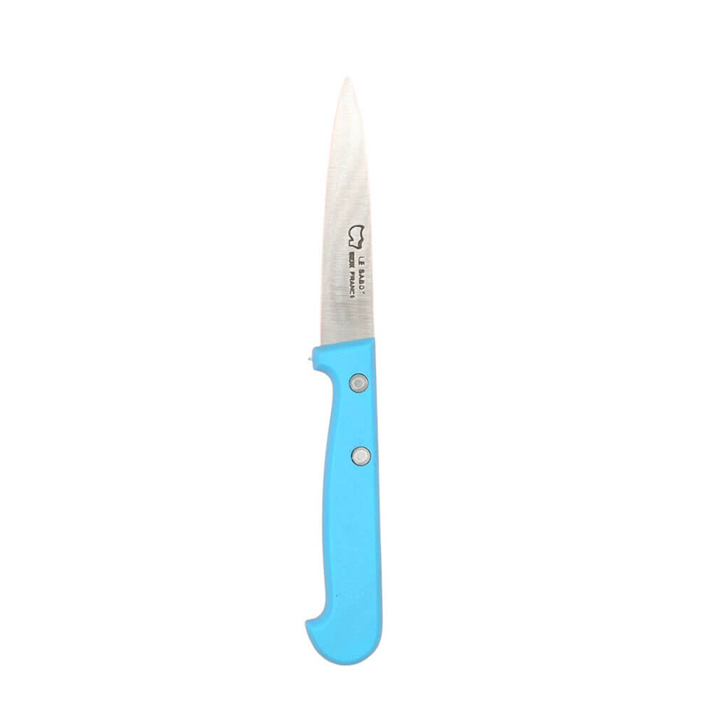 Couteau d'Office Lame 8 cm Manche ABS Turquoise - Au Sabot