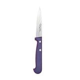 Couteau d'Office Lame 8 cm Manche ABS Violet - Au Sabot
