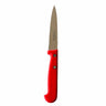 Couteau d'Office à lame crantée ou couteau tomate à manche rouge - Au Sabot