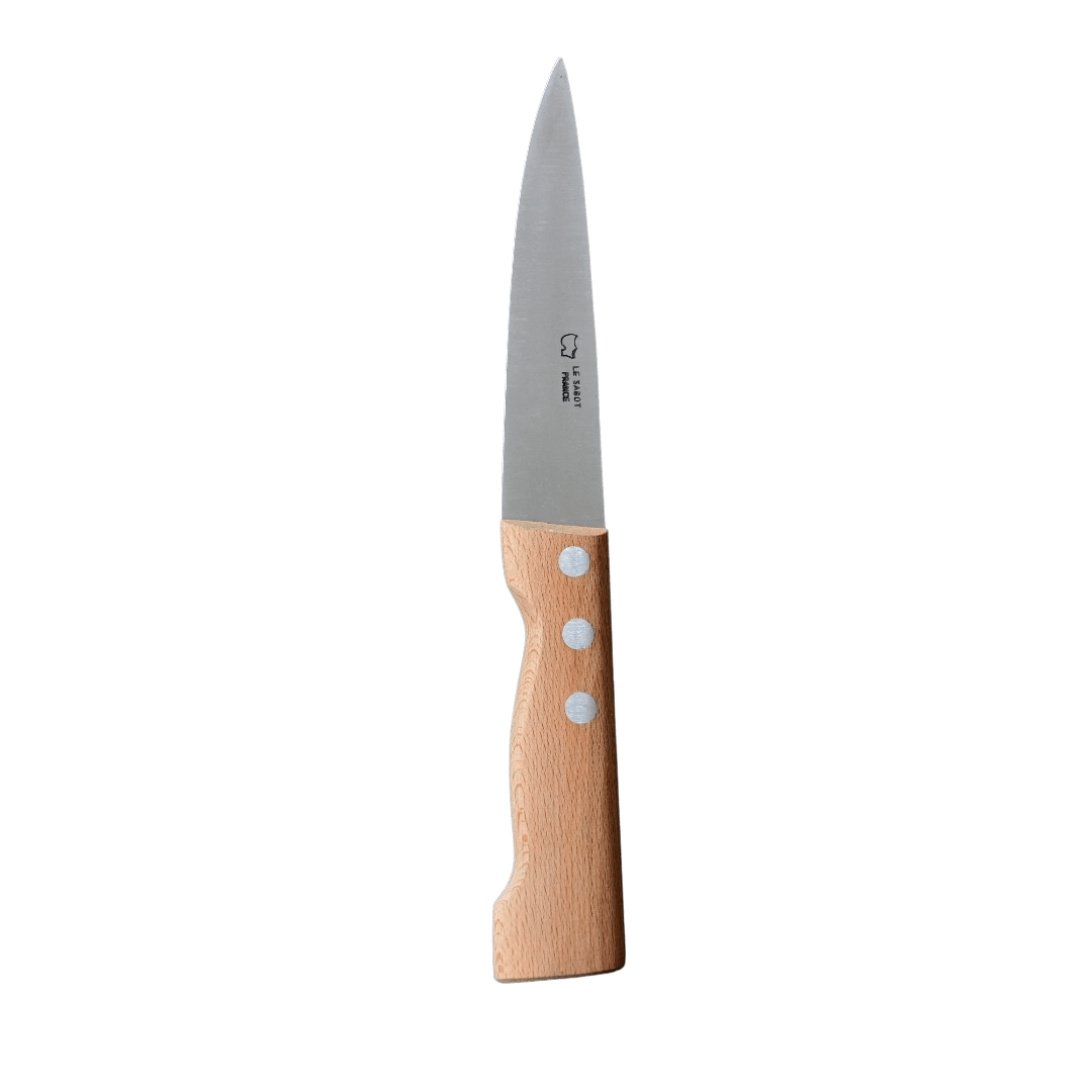 Couteau Saigner 14cm Manche en Hêtre - Au Sabot