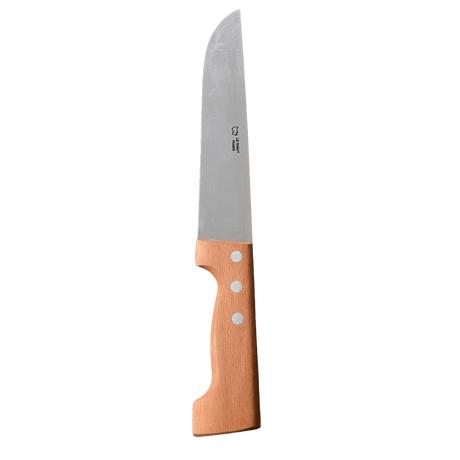 Couteau Boucher 20cm Manche en Hêtre - Au Sabot
