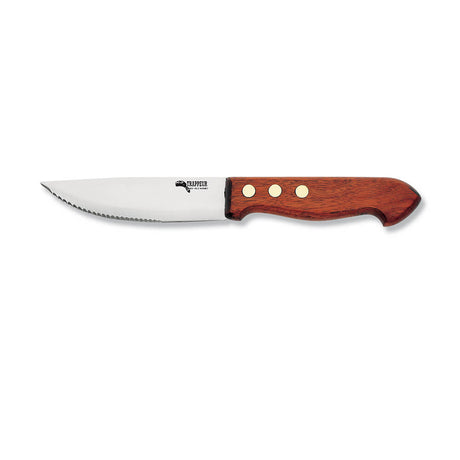 Couteau Trappeur Grand Modèle avec manche en bois de Palissandre fabriqué par la coutellerie Au Nain.