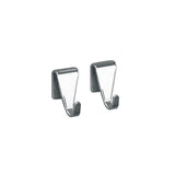 2 crochets simples Cristel pour barre de crédence CRISTEL