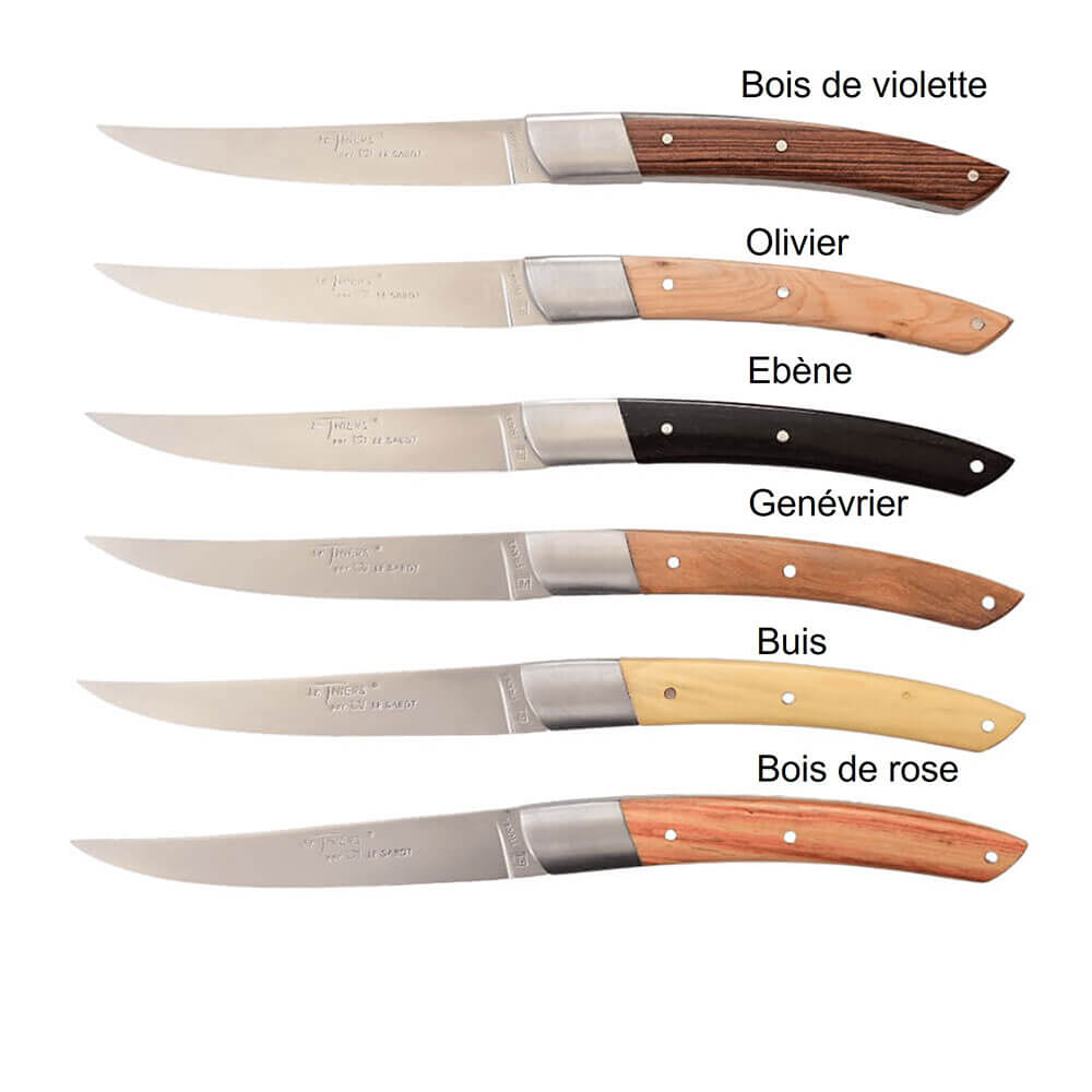 6 couteaux Le Thiers Manches Panachés - Au Sabot