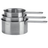 Lot de 3 Casseroles CRISTEL Strate poignée fixe
