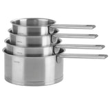 Lot de 4 Casseroles CRISTEL Strate poignée fixe