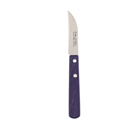 Couteau d'Office Bec d'oiseau manche en bois de couleur violette - Au Sabot