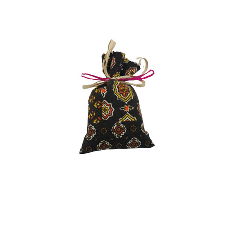 Sachet de véritable lavande de Provence colori marron